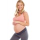 Mamaway Ultra Light Antibacterial Seamless Maternity & Nursing Bra in Stripes (Navy White)