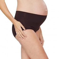 Mamaway Antibacterial Maternity Full Briefs 2 Pack (Brown)