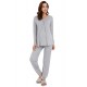 Mamaway Mickey Dotty Maternity & Nursing Pajamas / Sleepwear Set (Grey)