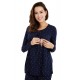 Mamaway Mickey Dotty Maternity & Nursing Pajamas / Sleepwear Set (Grey)