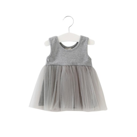 Mamma Palace Kids Tutu Dress / Soft Tulle - Grey