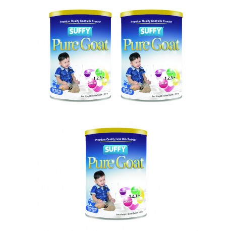 Suffy Pure Goat (1 year above) 400g (3 tin)