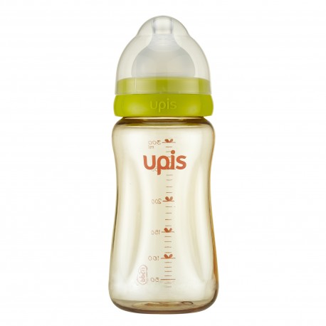 UPIS PPSU New Feeding Bottle Green (Slow) 300ml
