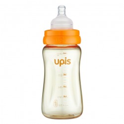 UPIS PPSU New Feeding Bottle Orange (Slow) 300ml
