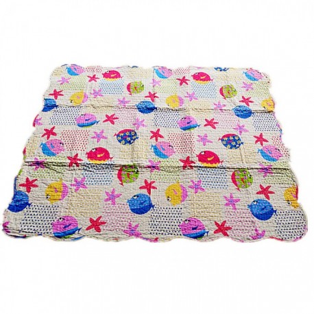 Maylee Cotton Patchwork Baby Quilted (BQ Fish)