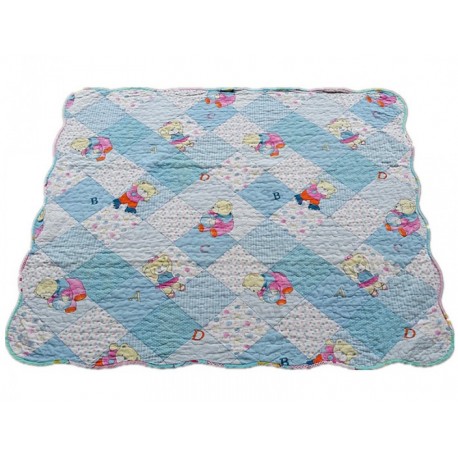 Maylee Cotton Patchwork Baby Quilted Bear