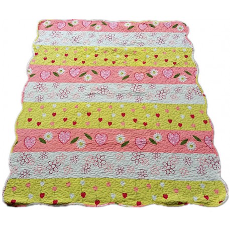 Maylee Cotton Patchwork Baby Quilted Sunny Flower