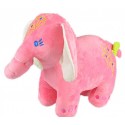 Maylee Big Colourful Plush Elephant 28cm (Pink)