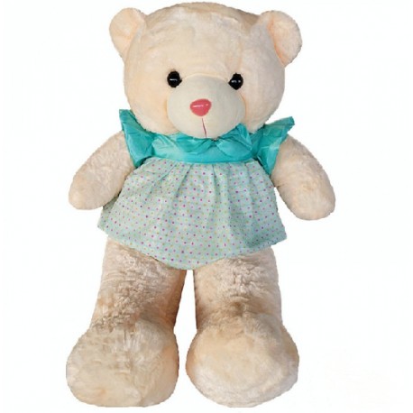 Maylee Big Plush Teddy Bear with Skirt Greenish Blue 100cm