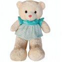 Maylee Big Plush Teddy Bear with Skirt Greenish Blue (L) 100cm