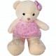 Maylee Big Plush Teddy Bear with Skirt Pink 100cm