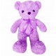 Maylee Cute Plush Teddy Bear 42cm Purple (Bear R-purple)