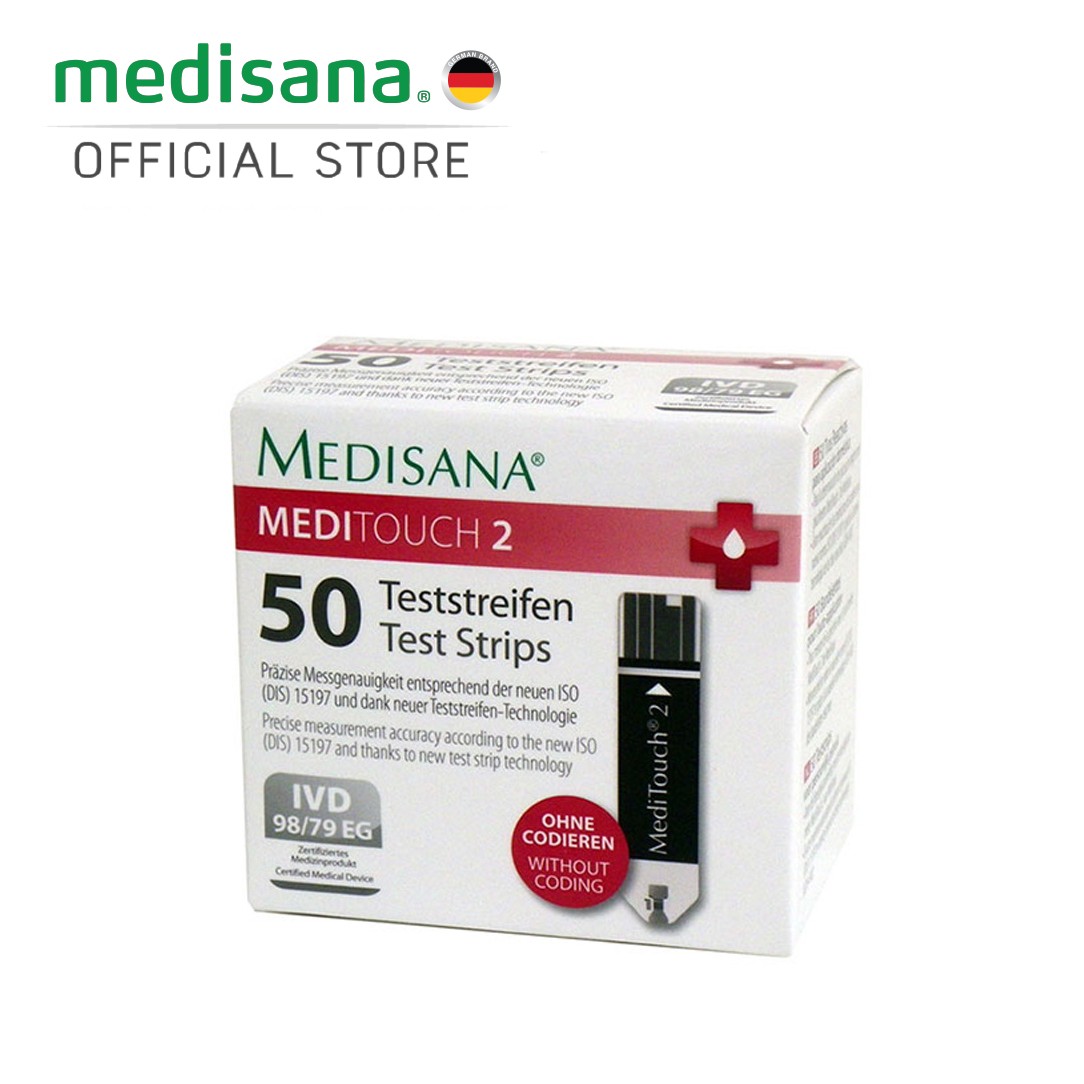 monteren Uitwisseling afstand Medisana MediTouch 2 Glucose Test Strips of 50 Pieces | First Aid