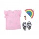 MioSunshine Snow White Pink Top