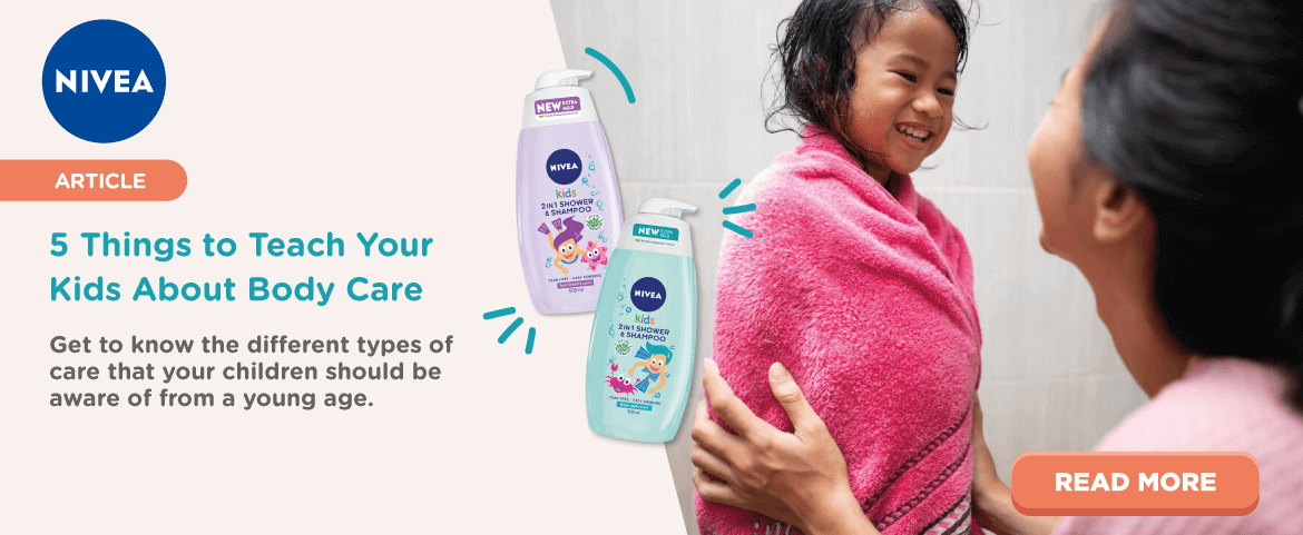 Nivea Kids - 5 things to teach your kids about body care
