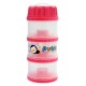PUKU 3 Layers Extra Large Independet Milk Powder Dispenser Formula Baby Infant Container Portable Box Case 100ml Pink  