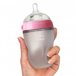 Comotomo Natural Feel Baby Bottle 250ml (Pink)