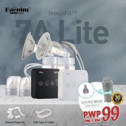 Haenim NexusFit 7A-LITE Ultraportable Electric Breast Pump with Special PWP Electric Brush