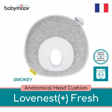 Babymoov Lovenest Anatomical Head Cushion-SMOKEY