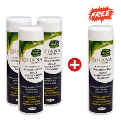 Ohana Herbs Herbal Anti Dandruff Post Partum Anti Hair Loss Shampoo (Buy 3 Free 1)