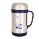 Bubee A-600SS 0.6L Vacuum Mug with Tea Filter & Cup (Blue)