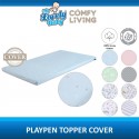 Comfy Living Playpen Topper Cover / Playpen Topper Fitted Sheet (71 x 104 x 3cm)