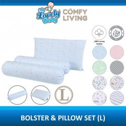 Comfy Living Bolster & Pillow Set - 30x50 (L)