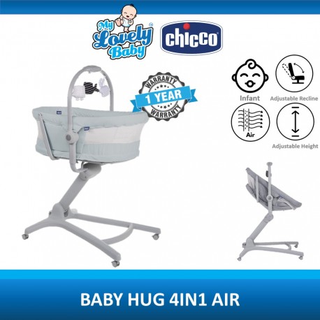 Chicco Baby Hug AIR 4-in-1 Stone Baby Bassinet