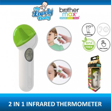 Brother Max 2 in 1 Infrared Thermometer Forehand & Ear