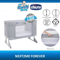 Chicco Next2Me Forever Side Sleeping Bedside Crib & Cot Bundle