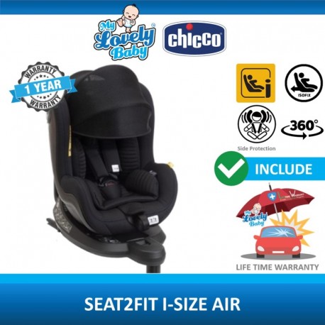 Chicco Seat2Fit Air i-size 360 Spin Isofix Car Seat 