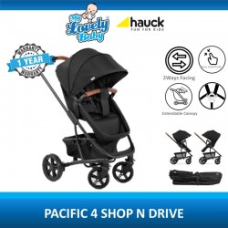 Hauck Pacific 4 Shop N Drive Two Ways Stroller