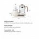 Bueno MultiMax Thermostat Milk Regulator Electric Kettle & Baby Warmer (Free Rice & Porridge Cooking Container)