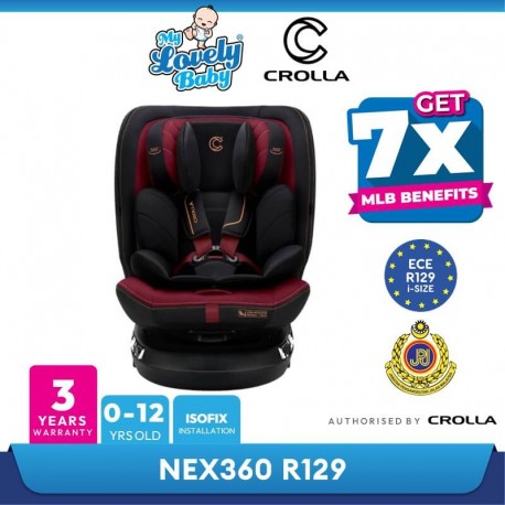 Crolla Nex360 R129 Isofix Car Seat