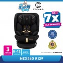 Crolla Premium Nex360 R129 Gold Isofix Car Seat 