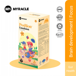 PosBion Emulsion (Orange) for Kids Brain Development 30 sachet