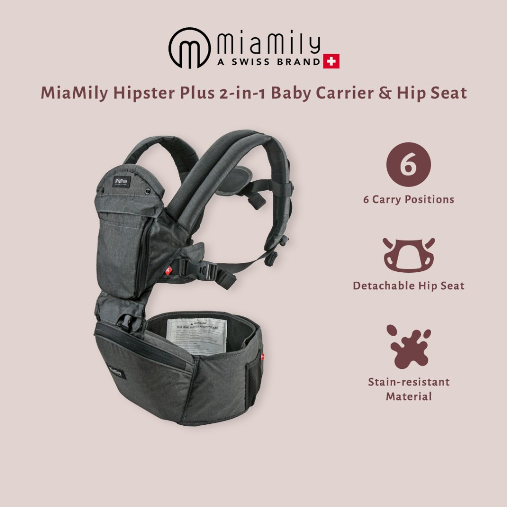 MiaMily Hipster Plus 2 In 1 Baby Carrier Hip Seat Carriers Slings