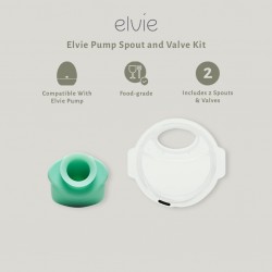 Elvie Pump Spout and Valve Kit (2 Packs) | Elvie Breast Pump Accessories