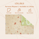 Lollibly Terrazzo Playmat 2 Sizes Available, Dual-Sided & Modern Play Mat