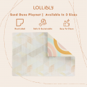 Lollibly Sand Dune Playmat 3 Sizes Available, Dual-Sided & Modern Play Mat