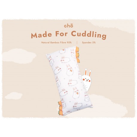 Cho Momo Bunny Snuggy Buddy Baby Pillow Soft Huggable Bamboo Pillow