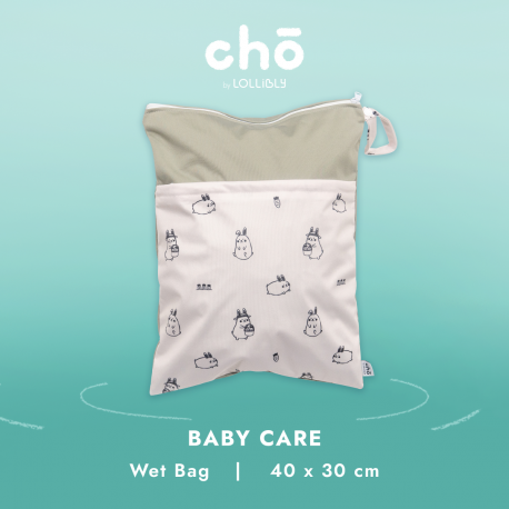 Cho Momo Bunny Maru Bear Baby Diaper Waterproof Wet Bag Nappy Bag Washable Swimming Bag (40 x 30cm)