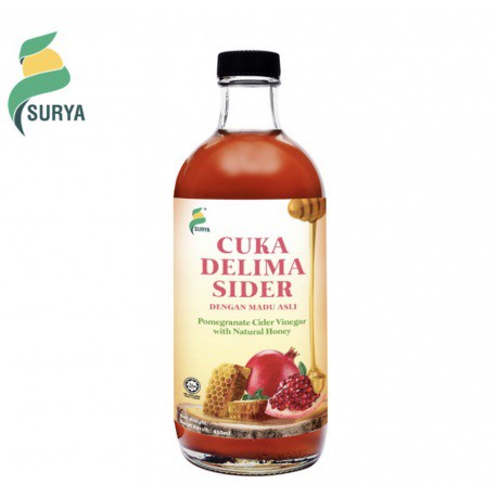 Surya Pomegranate Cider Vinegar with Natural Honey 450ml