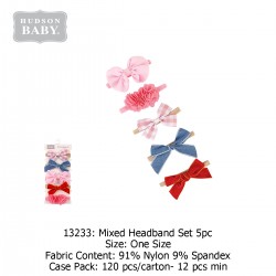 Hudson Baby Headband Set (5\'s/Pack) 13233