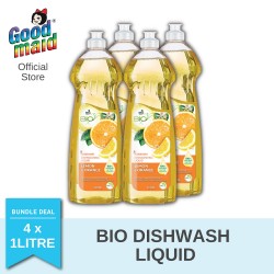 Goodmaid Bio Dishwash 1 litre - Lemon & Orange (BUNDLE OF 4)