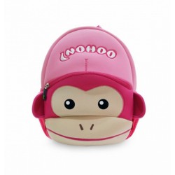 Nohoo Monkey Back Pack (Pink)