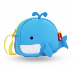 Nohoo Whale Sling Bag (Blue)