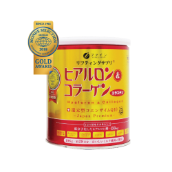 Fine Japan Premium Hyaluron & Collagen With Ubiquinol Q10 Tin 196g