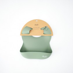 Silicone Bibs (Sage Green)