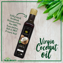 SUNNO Cold Pressed Unrefined Virgin Coconut Oil 250ml